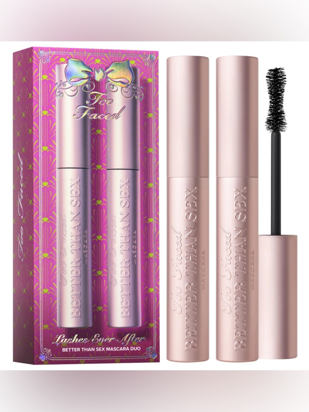 Too Faced- Lashes Ever After: Better Than Sex Mascara Duo Makeup Gift Set